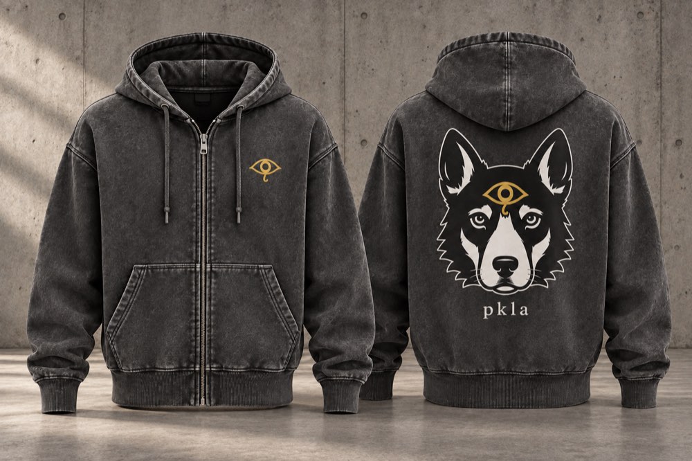 pkla dog zip hoodie
