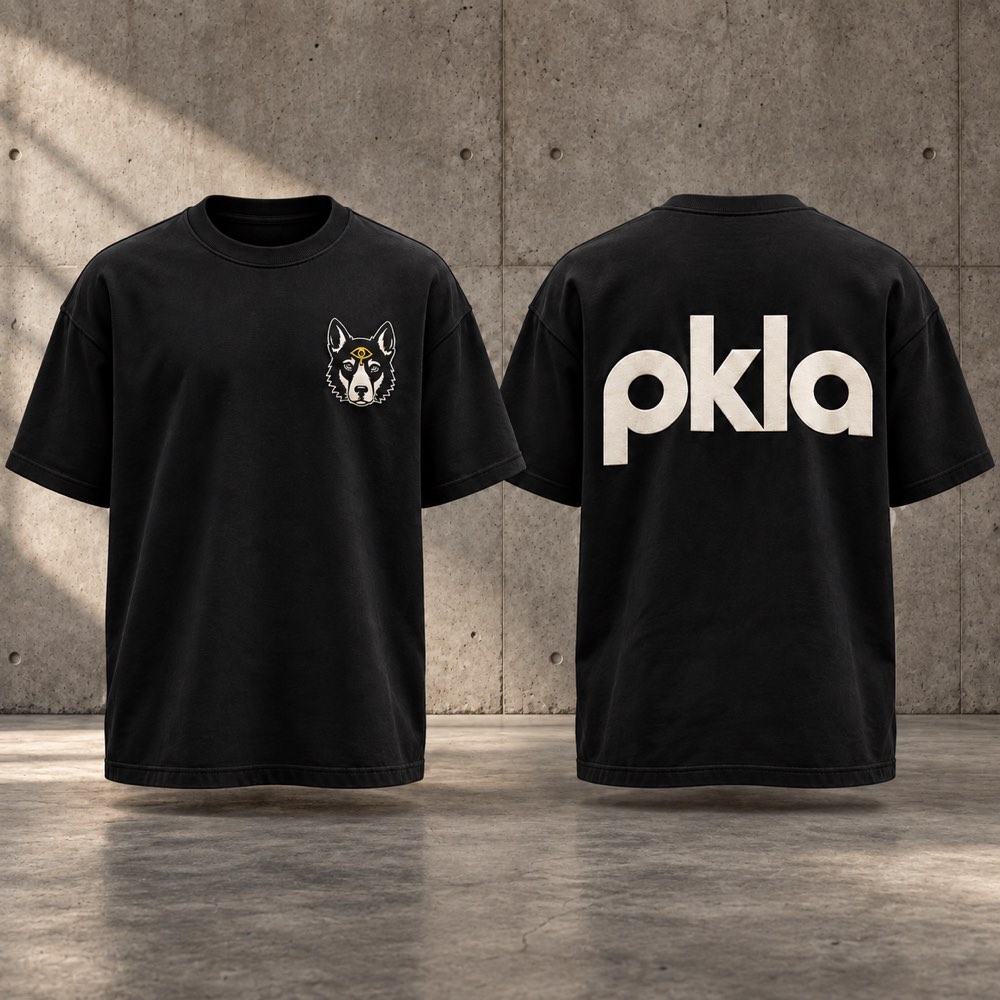 pkla dog tee (black)