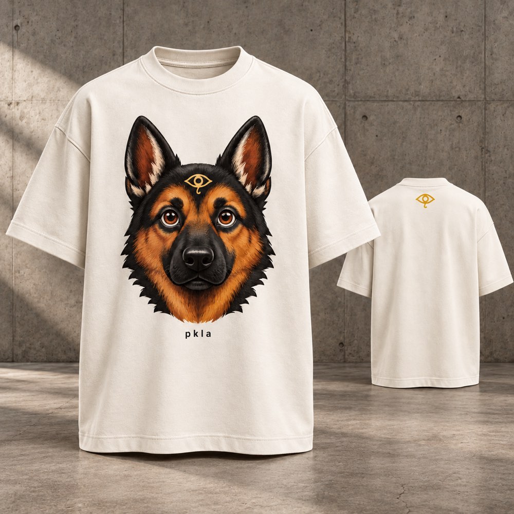 pkla dog tee (cream)
